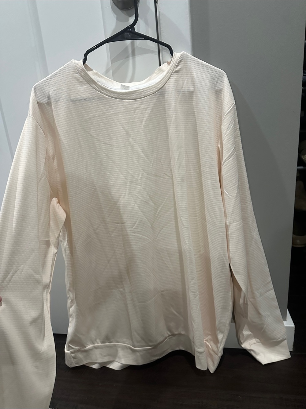 Lightweight Long Sleeve Top - Cream